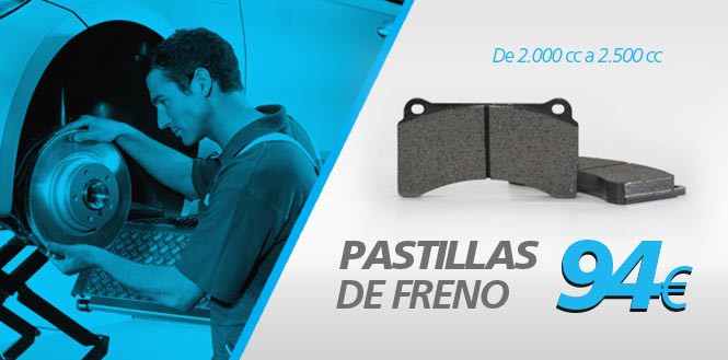 Pastillas Freno de 2.000 a 2.500 cc