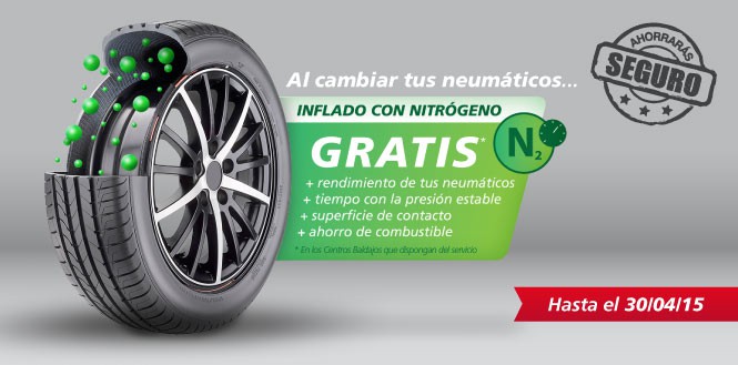 Inflado con Nitrógeno Gratis