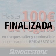 Hasta 100 € de regalo con Bridgestone